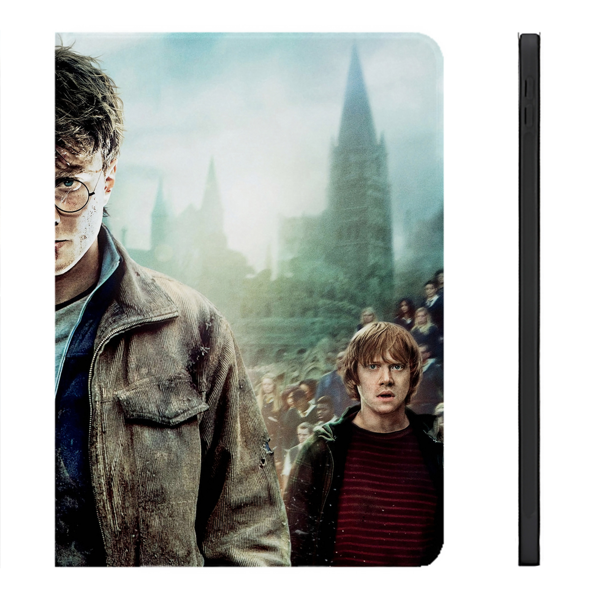 （画像用） Harry Potter ハリー・ポッターシリーズ IPadケース ペンホルダー付き ブックスタイルデザイン